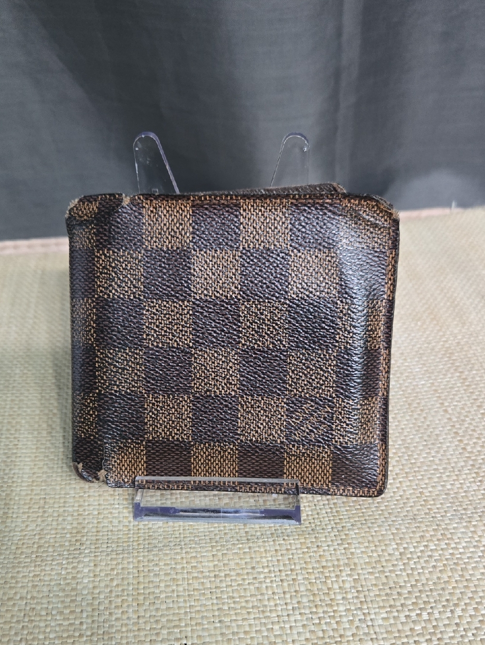 Louis Vuitton Brown Damier Canvas Men's Bifold Wallet
